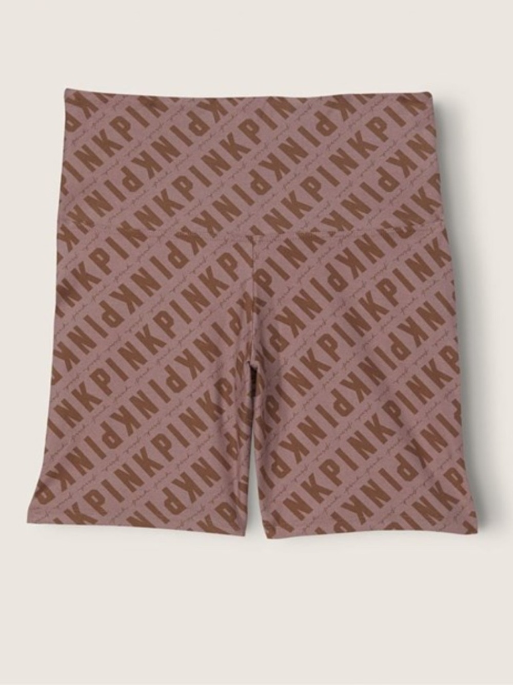 PINK Victoria's Secret mauve pink logo Biker Shorts S